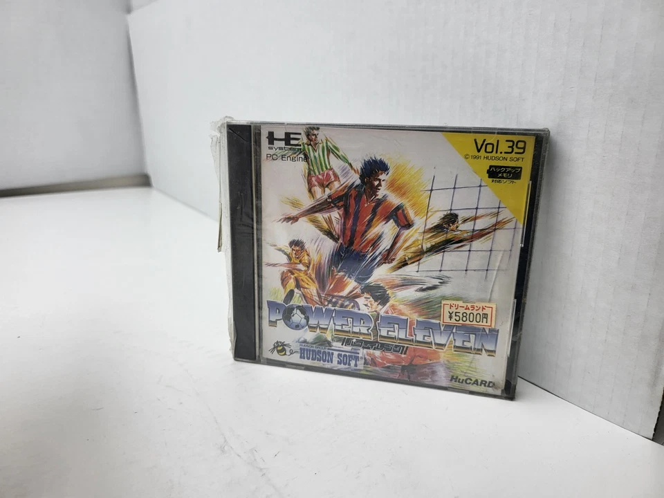 NEW Factory Sealed POWER ELEVEN game for PC Engine Hu Card torn plastic seal F42 - Image 2 of 4