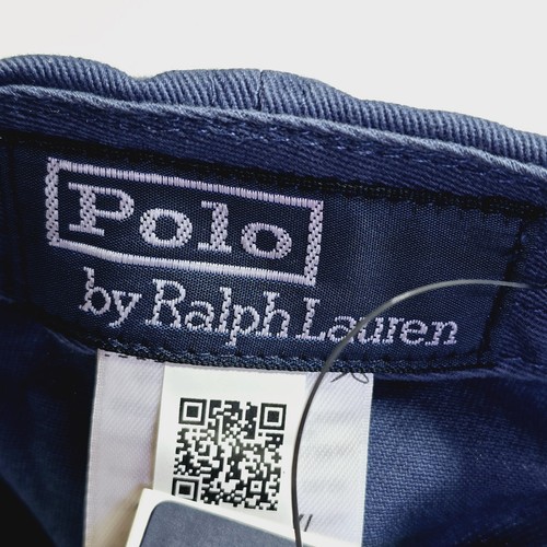 Nuovo cappello Polo Ralph Lauren uomo blu bandiera USA papà 4 luglio pelle strapback - Foto 9 di 14