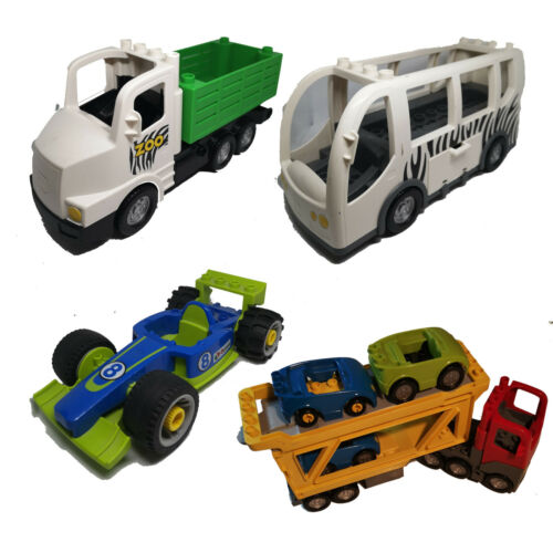 LEGO Duplo Fahrzeuge Polizei LKW Krankenwagen Zoo Camping Pferde Flugzeug Bagger - Bild 1 von 82