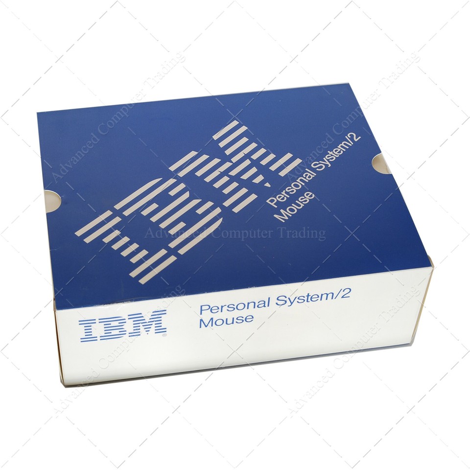 New Vintage IBM PS/2 Two Button Trackball Mouse Model: 90X6778 6450350 ...
