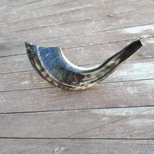 Dark Ram Horn Blowing Shofar 11 - 13Inch