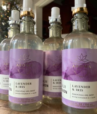 4 (FOUR) Aroma LAVENDER & IRIS Essential Oil Pillow MIST Bath and Body Works