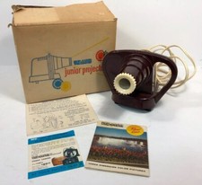 Vintage Original 1956 View-Master Junior Projector Sawyers Box Instructions Book
