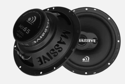 Massive Audio MX65V2 6.5" 2-Way 250 Watts Peak 4-Ohm Car Coaxial Speakers