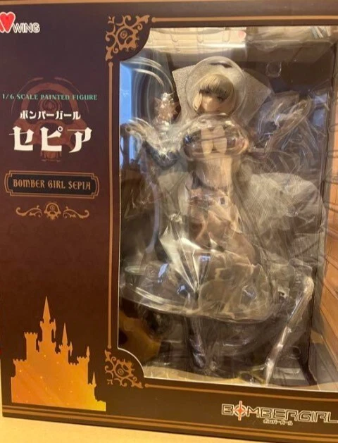 Wing Bomber Girl Sepia 1/6 Scale Figure Anime toy w/Box from Japan