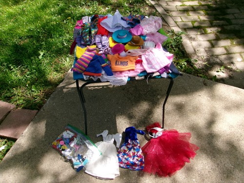 Lot of VTG Barbie Ken Handmade Fashion Doll Clothing Jackets Dresses Skirts Hats