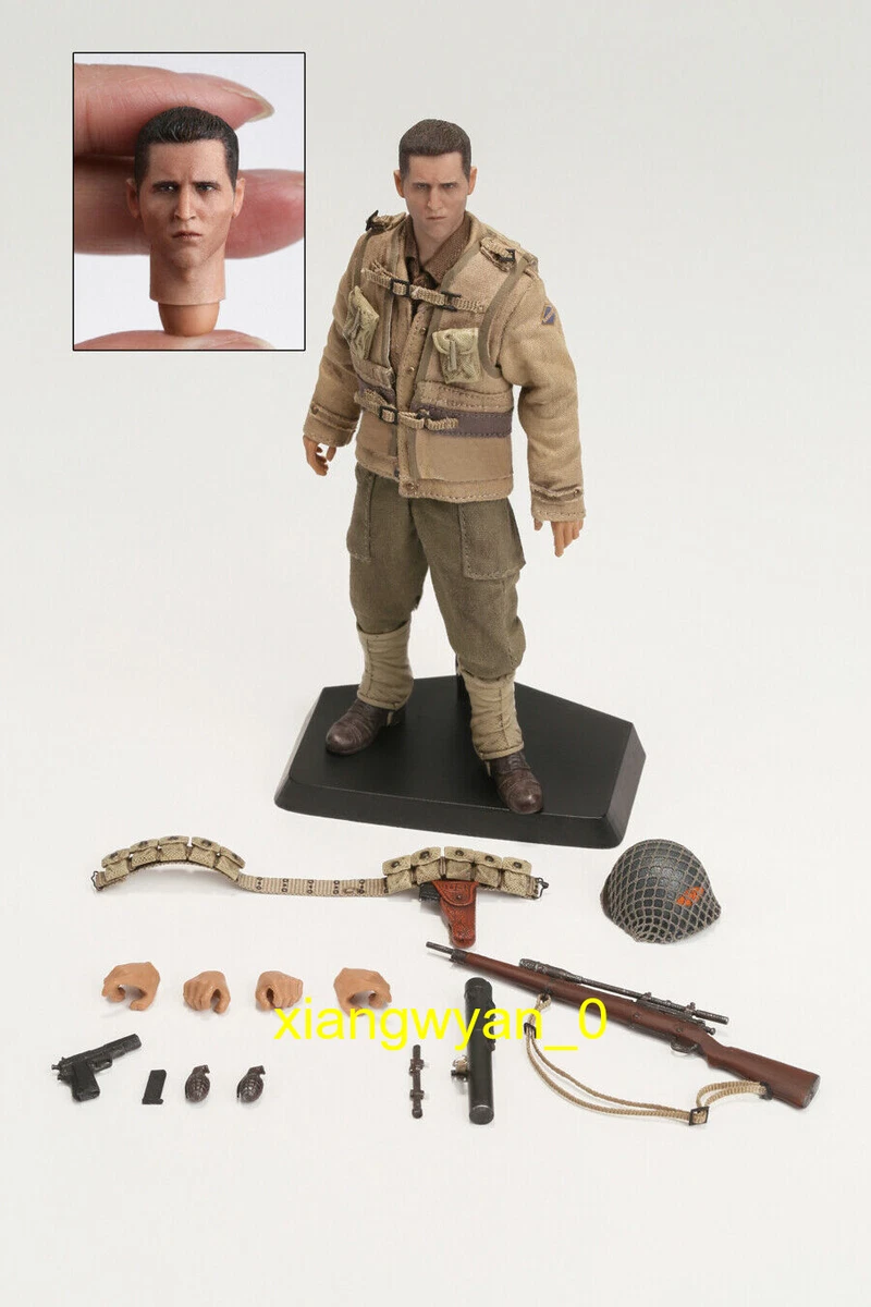 1 12 POPTOYS CMS002 WWII US Rescue Squad Captain Tom Hanks Action