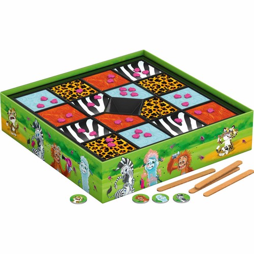Schmidt Juegos Pulgas en el Zoo Juego Infantil Juego Familiar Juego de Acción Juego Infantil - Imagen 2 de 2