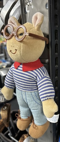 Official Arthur Bendable / Wired Plush PBS Kids Show Vintage 1998 Stripe Shirt - Picture 6 of 6