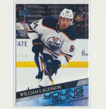 2020-21 Upper Deck Series 2 Young Guns RC 479 William Lagesson Edmonton Oilers
