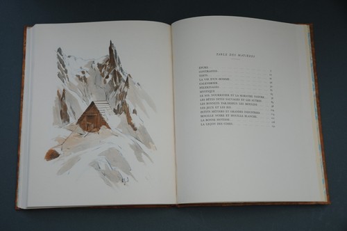 Alpes A. Chollier Ceux de l'Alpe. Types et coutumes 1937 gravures couleurs - Picture 8 of 10