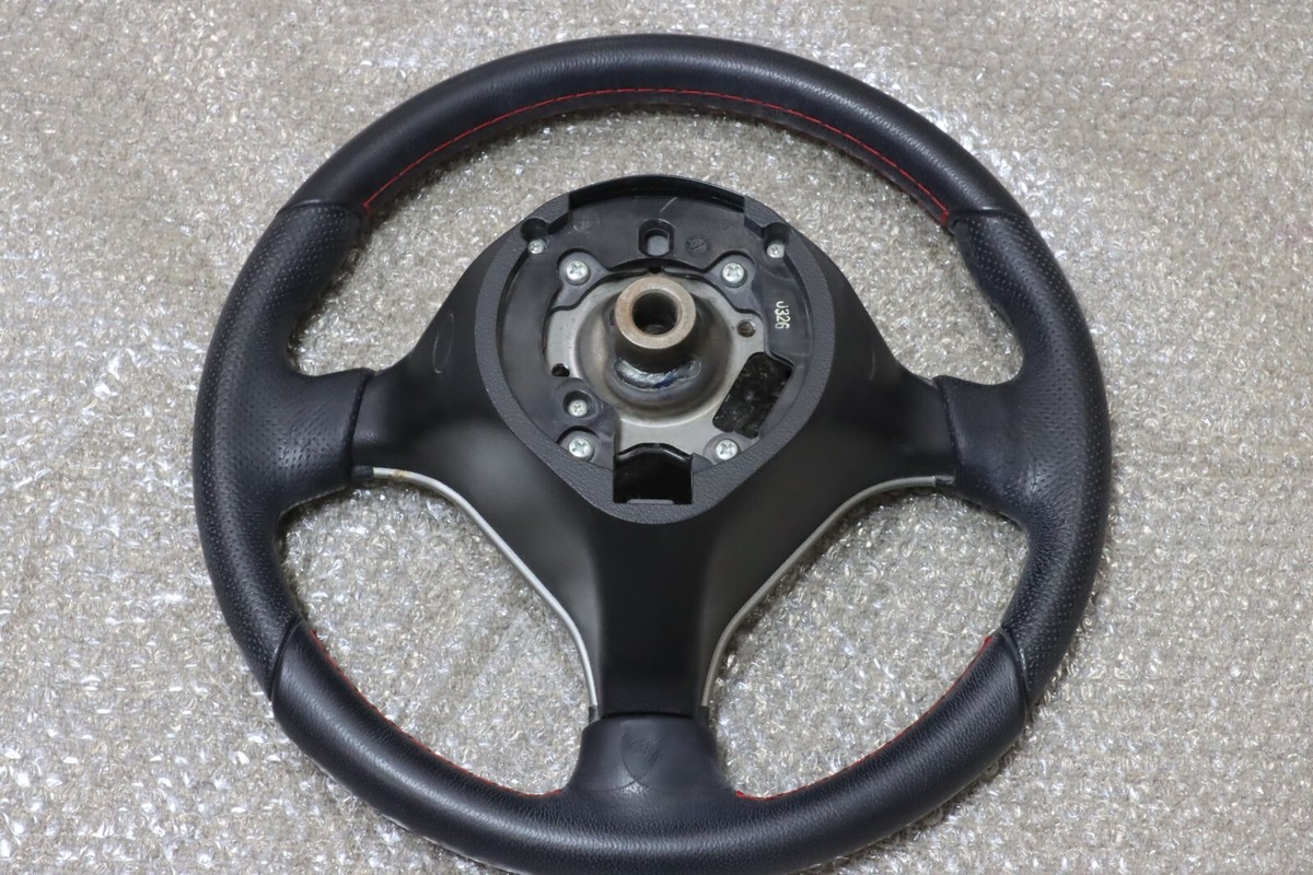 JDM NISSAN MOMO STEERING WHEEL RED STITCH Z33 350Z 370Z SKYLINE