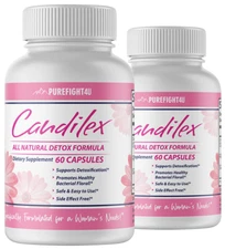 Candilex All Natural Detox Formula 2 Bottles 120 Capsules