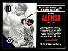 2017 Panini Chronicles #3 Yonder Alonso Blue #/399 card
