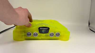 NEW Nintendo 64 N64 Limited Clear Mountain Dew Custom Multi-Color