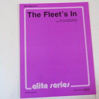 Liederblatt DIE FLOTTE's IN Victor Schertzinger 1942