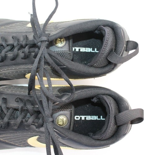 Nike Air Zoom Mens Sz 15 Low Black White Football With Cleats Athletic 310955011 - Picture 9 of 10