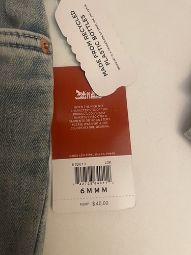 Levi’s Little Boy Pull On Stretch Skinny Shorts Size 6 Color Salt Lake BNWT - Picture 2 of 3