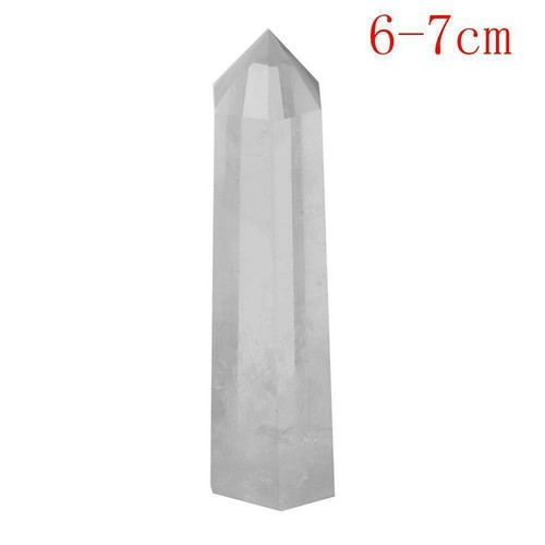 Chakra Meditation Therapy Quartz Clear Healing Natural Wand Reiki Crystal Stone - Picture 2 of 10