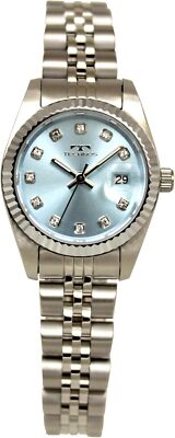 Technos Watch Date T6929SI Women's Silver