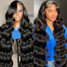 Body Wave Lace Front Wig Brazilian Human Hair Wigs for Women Pre Plucked New