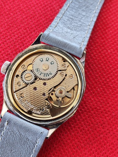Rare Vintage MILUS 31.5mm 17 jewels Manual Wind Mens Watch _3753 - Picture 10 of 14