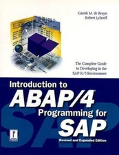 Intro to ABAP 4 Programming for SAP Revised by de Bruyn, Gareth M.; de Bruyn