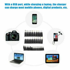 96W Universal Laptop Power Supply Charger Adapter w/ 8/42 Tips Notebook Charger
