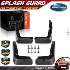 4PCS Splash Guards Mud Flaps Mudguards for Hyundai Sonata 2018 2019 Front & Rear