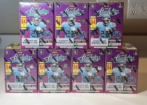 2021 Panini Absolute NFL Football Blaster Box Lot of (7) 💥Kaboom💥 New Sealed