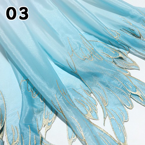 50*150cm Chinese Style Embroidery Gradient Fabric Hanfu Dress Doll Cloth Costume - Foto 10 di 26