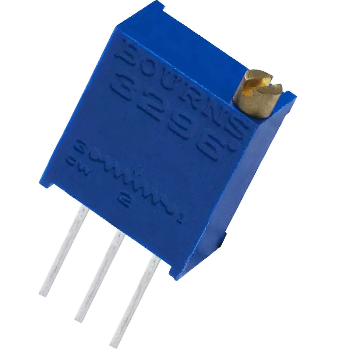 Trimmer 3,3K Ohm 0,5W - Potenziometro Assiale Per Circuiti E Regolazioni Di Precisione