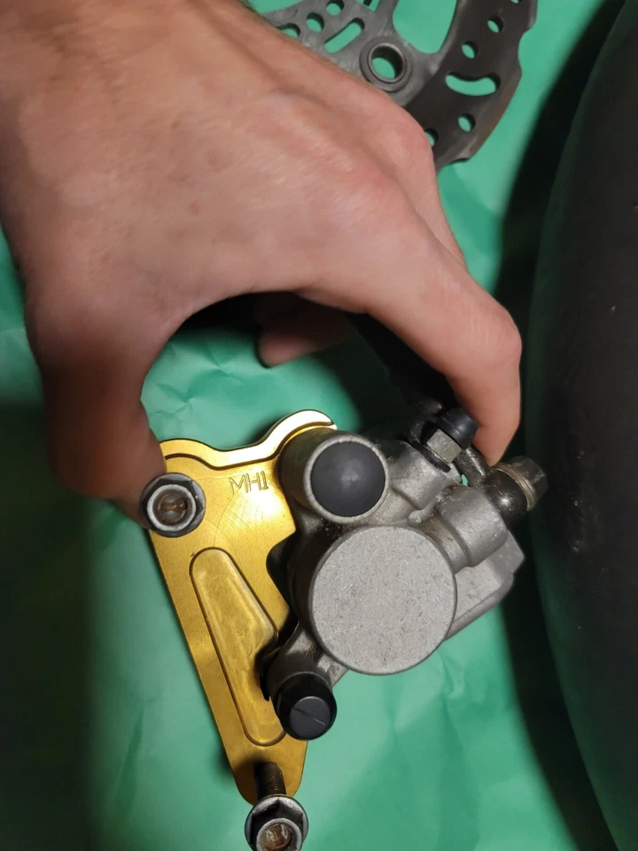 96-07 Honda CR85 R CR80 R Super Moto Ruedas traseras delanteras y kit de frenos grandes Foto 2 de 4