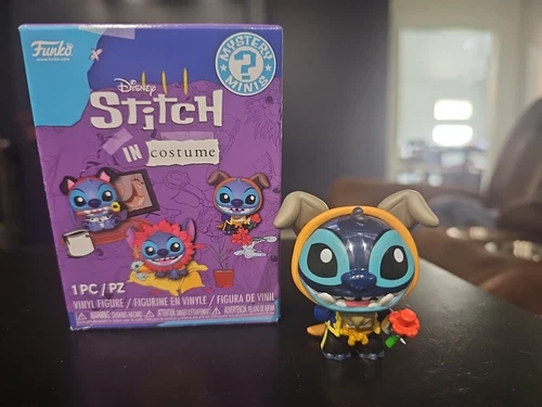 Funko Mystery Mini Stitch in Costume Beast Metallic Disney 1/24