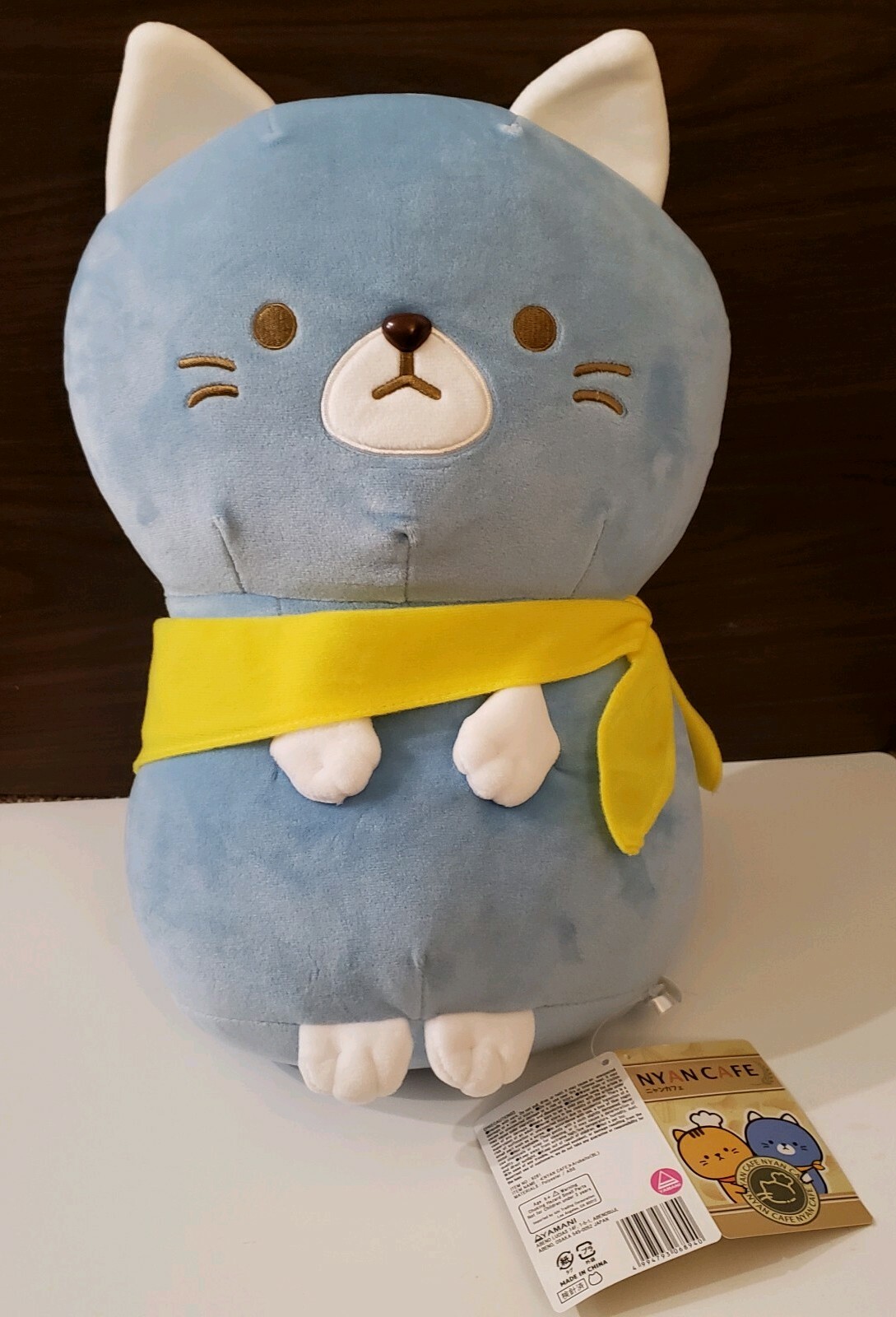 blue cat plush