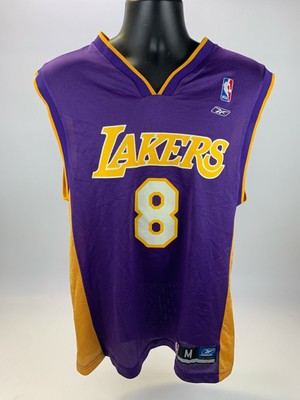 Kobe Bryant #8 Los Angeles Lakers 96-97 Rookie Throwback Jersey - Purple / Gold | eBay