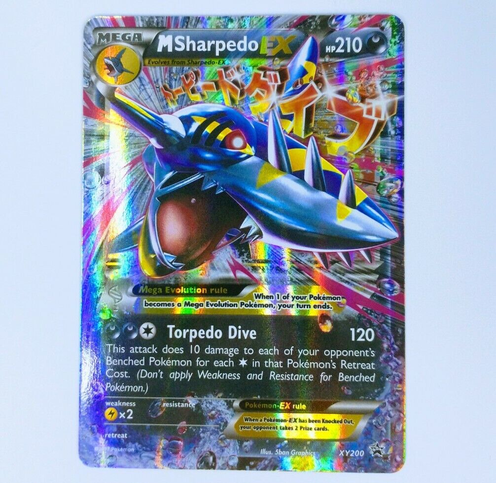 M Sharpedo EX XY200 - XY Black Star Promo - Pokemon Card - NM
