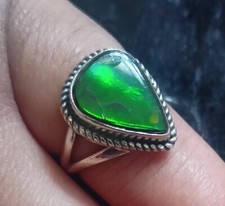 anklet ammolite,aro 100cm,artisan ammolite ring,baculite