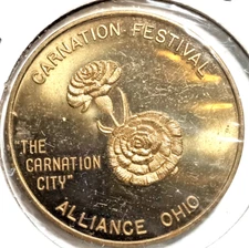 Alliance, Ohio 1960 Carnation Festival. Good for 50 Cents.