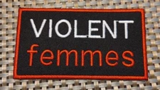 Violent Femmes (Band) Embroidered Patch Iron-On Sew-On US ship folk punk