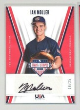  2019 Panini Stars & Stripes Ian Moller Auto #18/25 16U USA