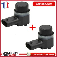 2X Partsline RüCkfahr- Einparkhilfe Vorne Abstandssensor Schwarz 1T0919297