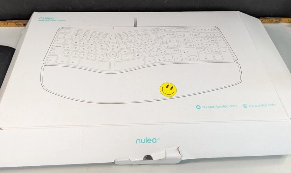 Nulea Wired Ergonomic Keyboard RT02 Model HA308 russian letter stickers! - Image 3 of 3