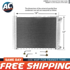 Universal Condenser Kit Parallel Flow 12 x 14 O-ring Fittings Included A/C AC