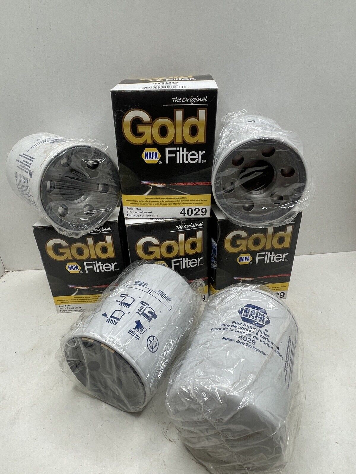 Napa 4029 Gold Fuel Filter (Wix 24029) *Lot of (5) Filters*