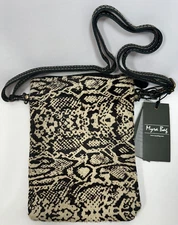 Myra Bag Snakeskin Design Shoulder Strap/Crossbody Bag 9-1/2"x6".New with tags.