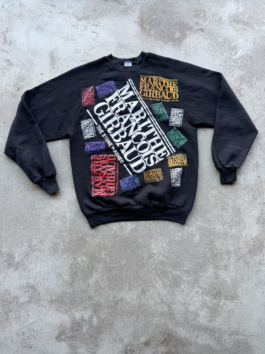 【MARITHE FRANCOIS GIRBAUD】90s スウェット USA製 80's Marithe+Francois=Girbaud The Stone Washed Sweatshirt | eBay