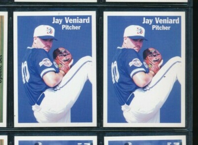 Lot (2) 1996 Jay Veniard Dunedin Blue Jays Pinellas Press (CD64) SWSW6  