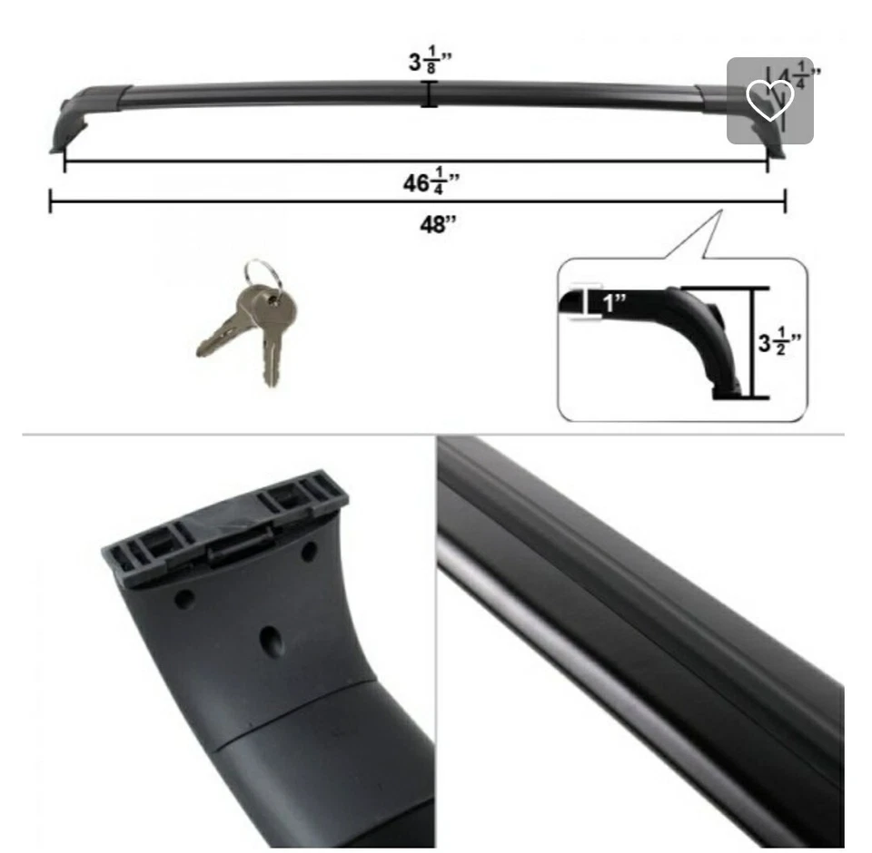 2006-2013 Land Range Rover teto de alumínio barra transversal rack RRB-RRL33206SBK SpecD - Imagem 4 de 4