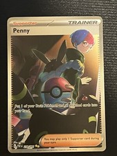 Penny  SPECIAL ILLUSTRATION RARE 239/091 Paldean Fates Pokemon Card NM